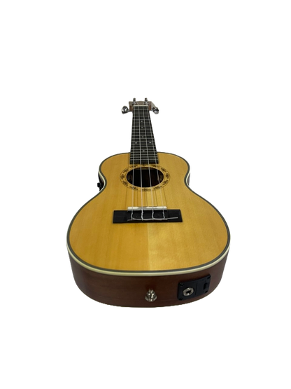 UKELELE 24 ELECTRICO (CONCIERTO) TAPA DE PICEA Y CUERPO DE CAOBA DANNYUKES UKCONCEQ