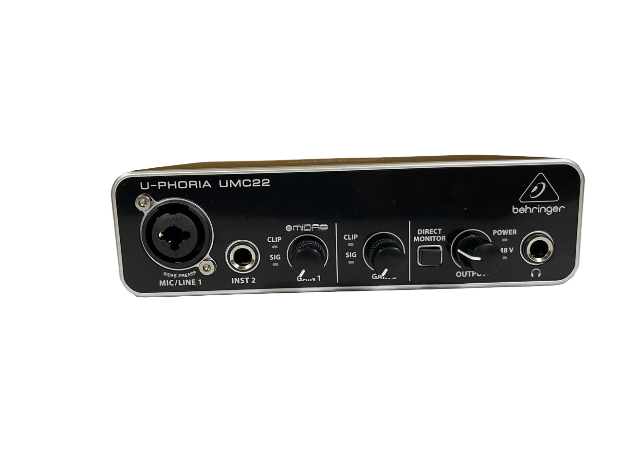 INTERFAZ DE MICROFONO DE BEHRINGER UMC22
