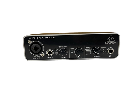 INTERFAZ DE MICROFONO DE BEHRINGER UMC22