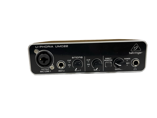 INTERFAZ DE MICROFONO DE BEHRINGER UMC22