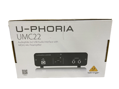 INTERFAZ DE MICROFONO DE BEHRINGER UMC22