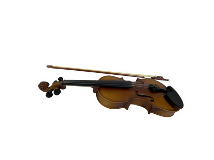 VIOLIN DE 1/2 COLOR NATURAL MADERA ESTANDAR CON ACCESORIOS Y ESTUCHE DISTELE V12