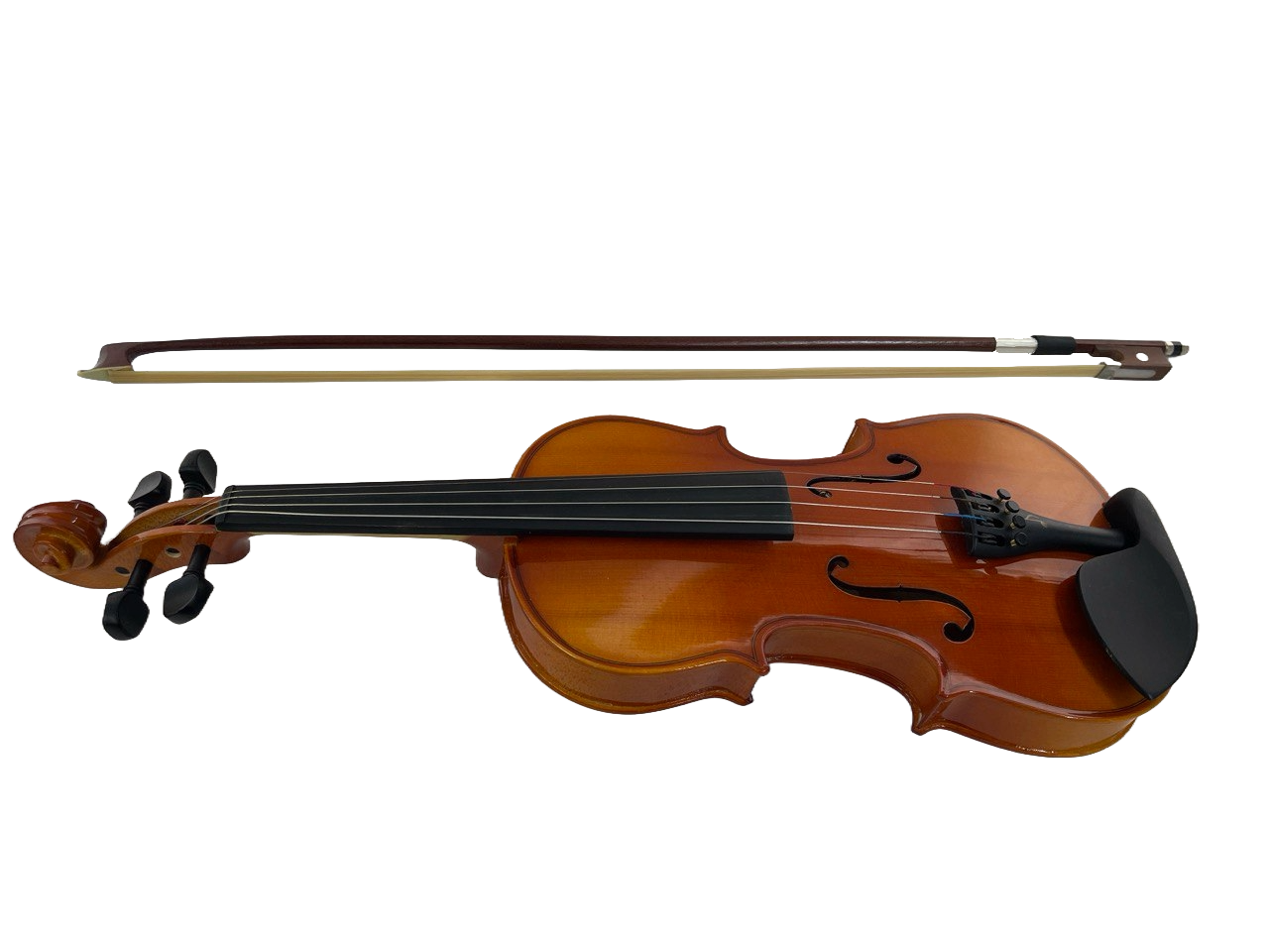 VIOLIN DE 1/2 COLOR NATURAL MADERA ESTANDAR CON ACCESORIOS Y ESTUCHE DISTELE V12