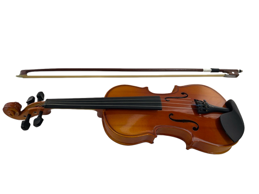 VIOLIN DE 1/2 COLOR NATURAL MADERA ESTANDAR CON ACCESORIOS Y ESTUCHE DISTELE V12