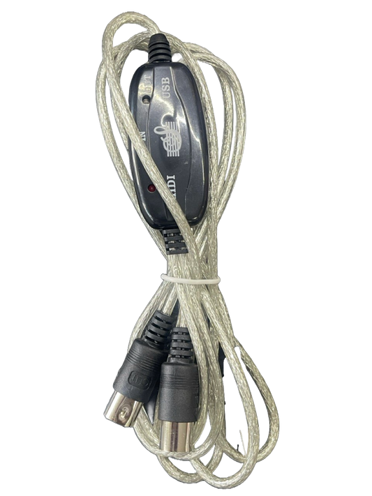 CABLE MIDI-USB DE 2 MTS MUSIC SHOP XD114040