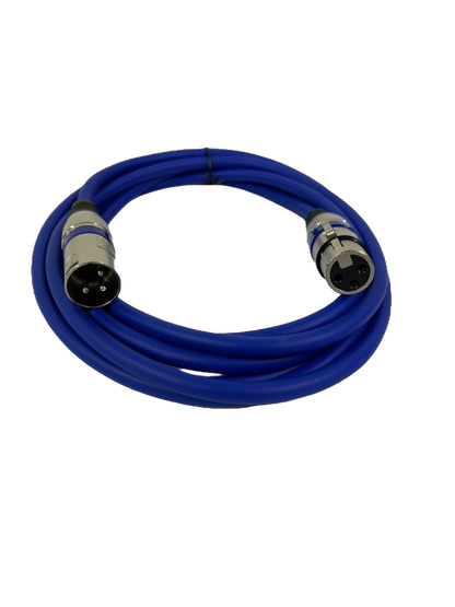 XLR CABLE DE 3 MTS DIFERENTES COLORES MUSIC SHOP XLR-3M
