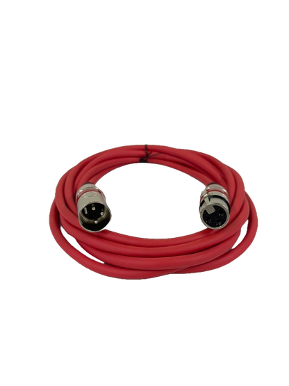 XLR CABLE DE 3 MTS DIFERENTES COLORES MUSIC SHOP XLR-3M