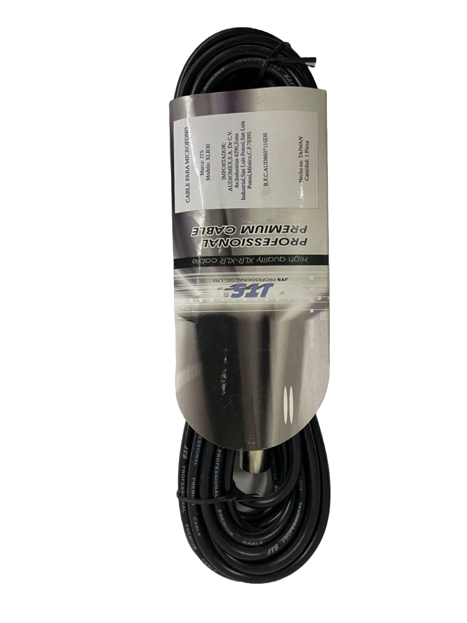 CABLE XLR A XLR 9 METROS JTS XLR30