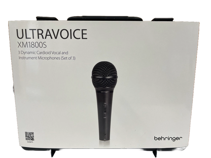 JUEGO DE 3 MICROFONOS MOD XM1800 BEHRINGER XM1800S