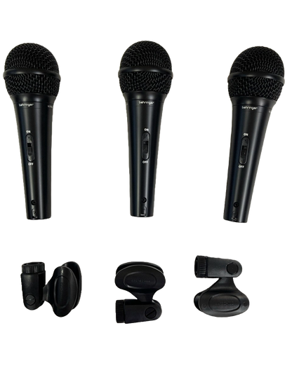 JUEGO DE 3 MICROFONOS MOD XM1800 BEHRINGER XM1800S