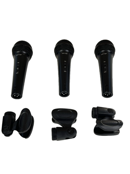 JUEGO DE 3 MICROFONOS MOD XM1800 BEHRINGER XM1800S
