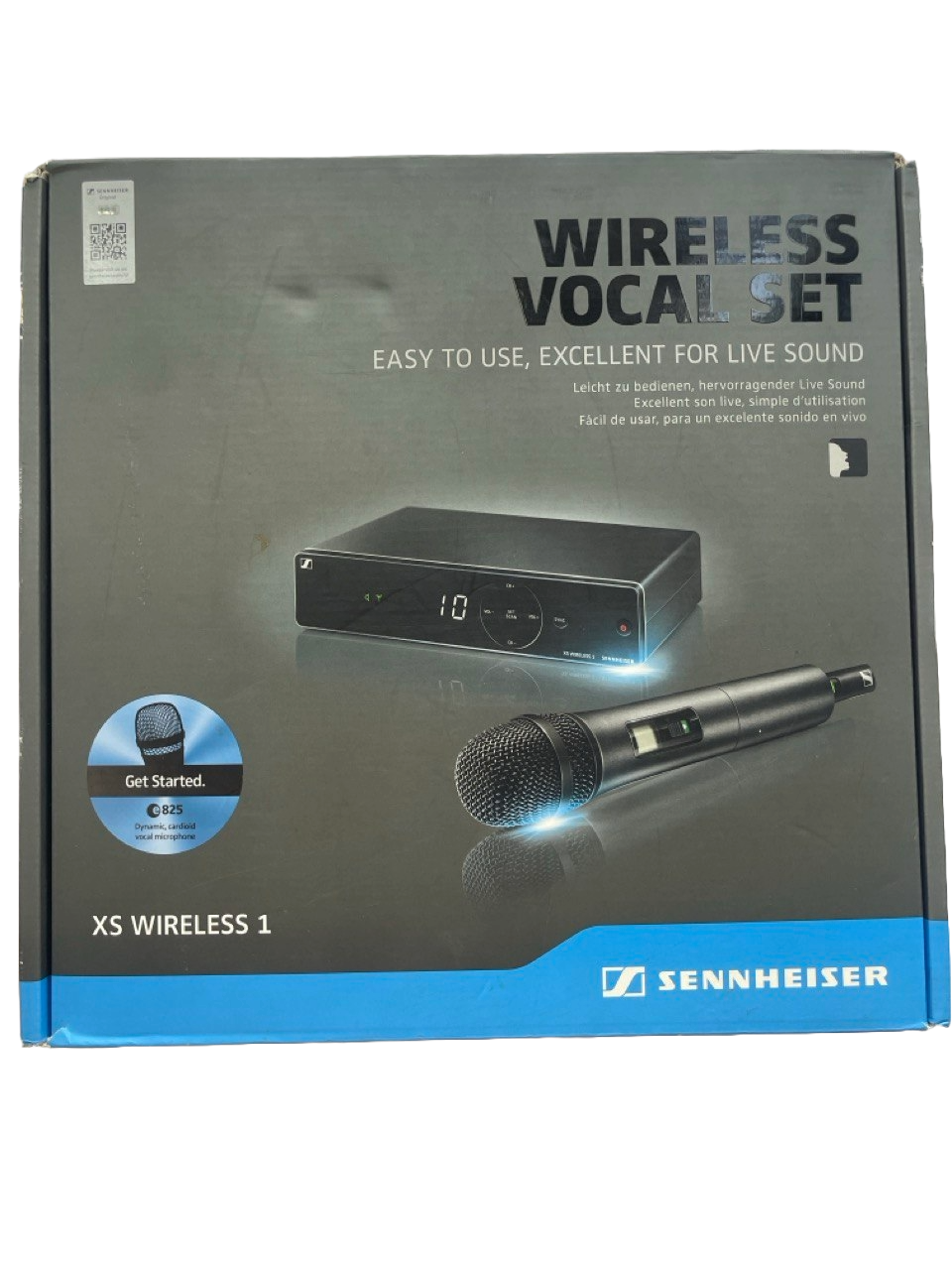 MICROFONO INALAMBRICO FRECUENCIA A 548-572 MHZ SENNHEISER XSW1-825