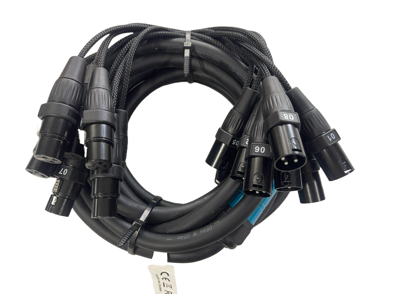 SUB SNAKE DE 8 CANALES XLR A XLR MUSIC SHOP YYTCG