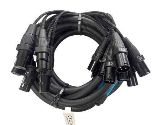 SUB SNAKE DE 8 CANALES XLR A XLR MUSIC SHOP YYTCG